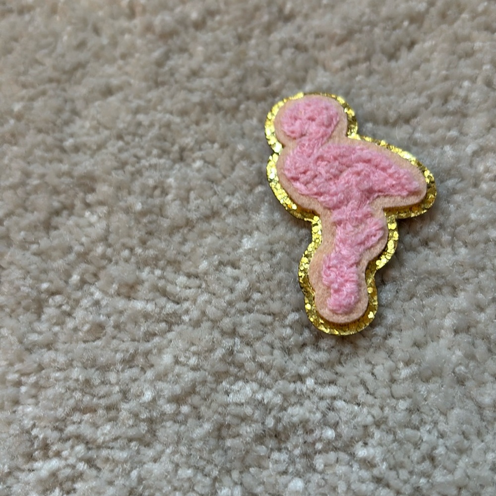 ✨Cute & Preppy! Flamingo patch for tote bag or whatever you like! 💖✨